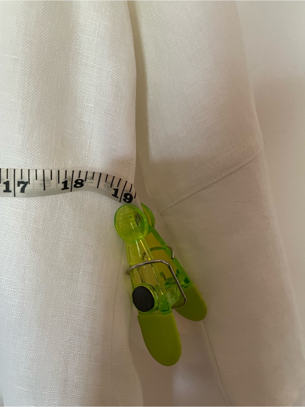 Multiples White Ruffle-Trim Button Front Jacket - Picture 7 of 7